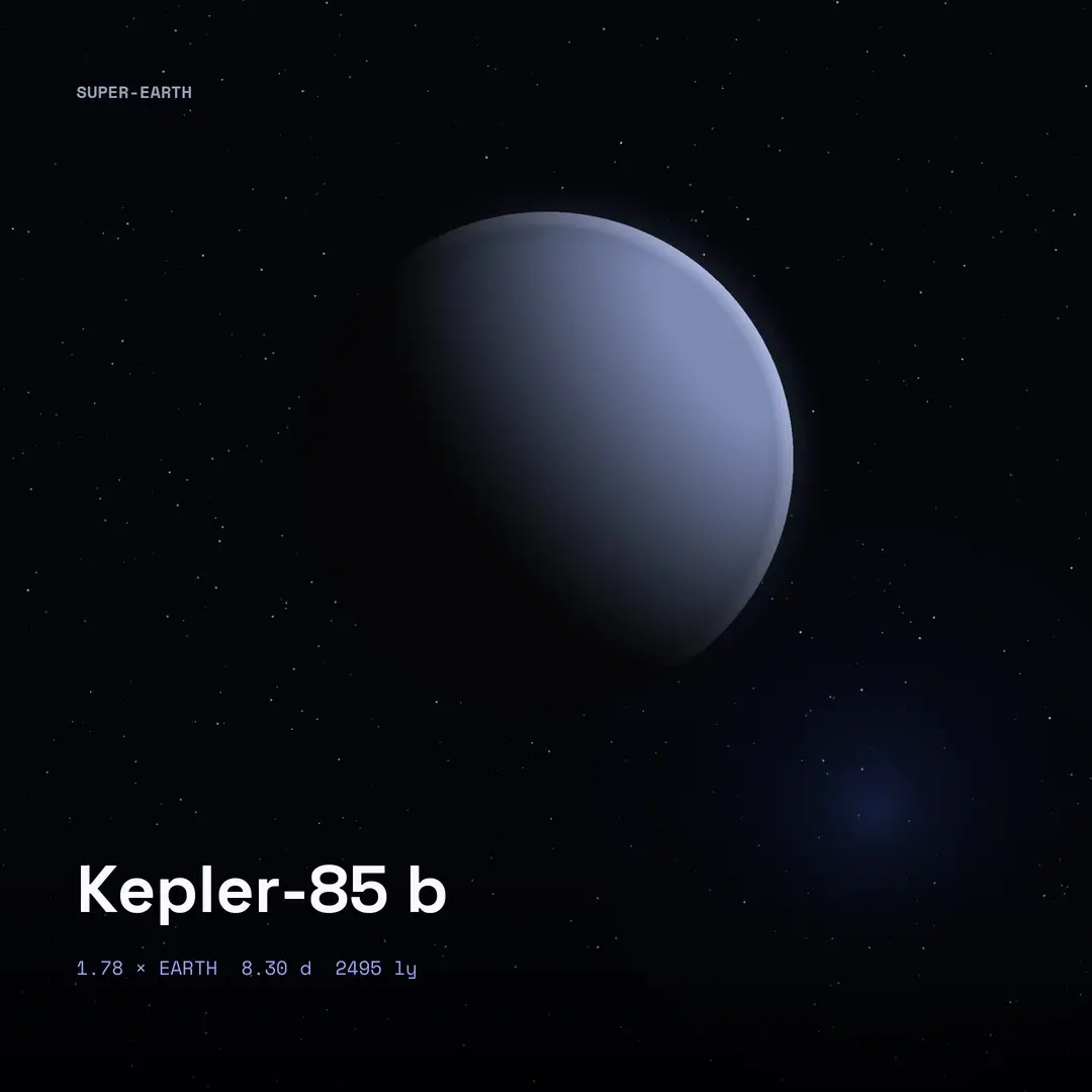 Kepler-85 b: 1.8 Earth Masses