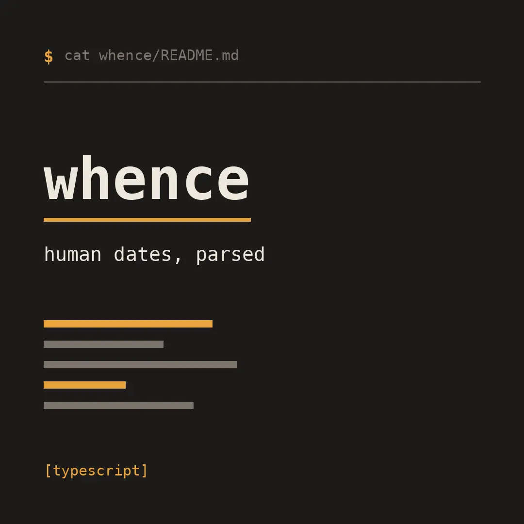 whence