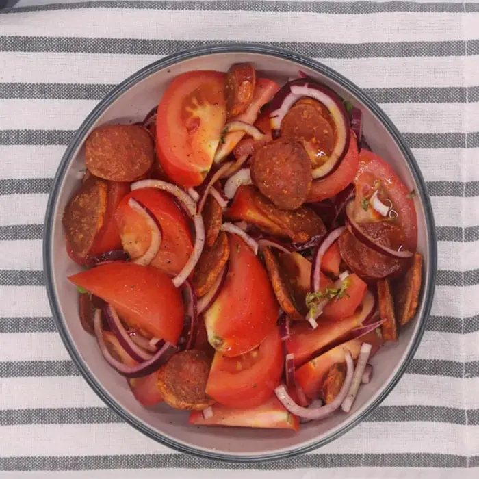 Chorizo and Tomato Salad