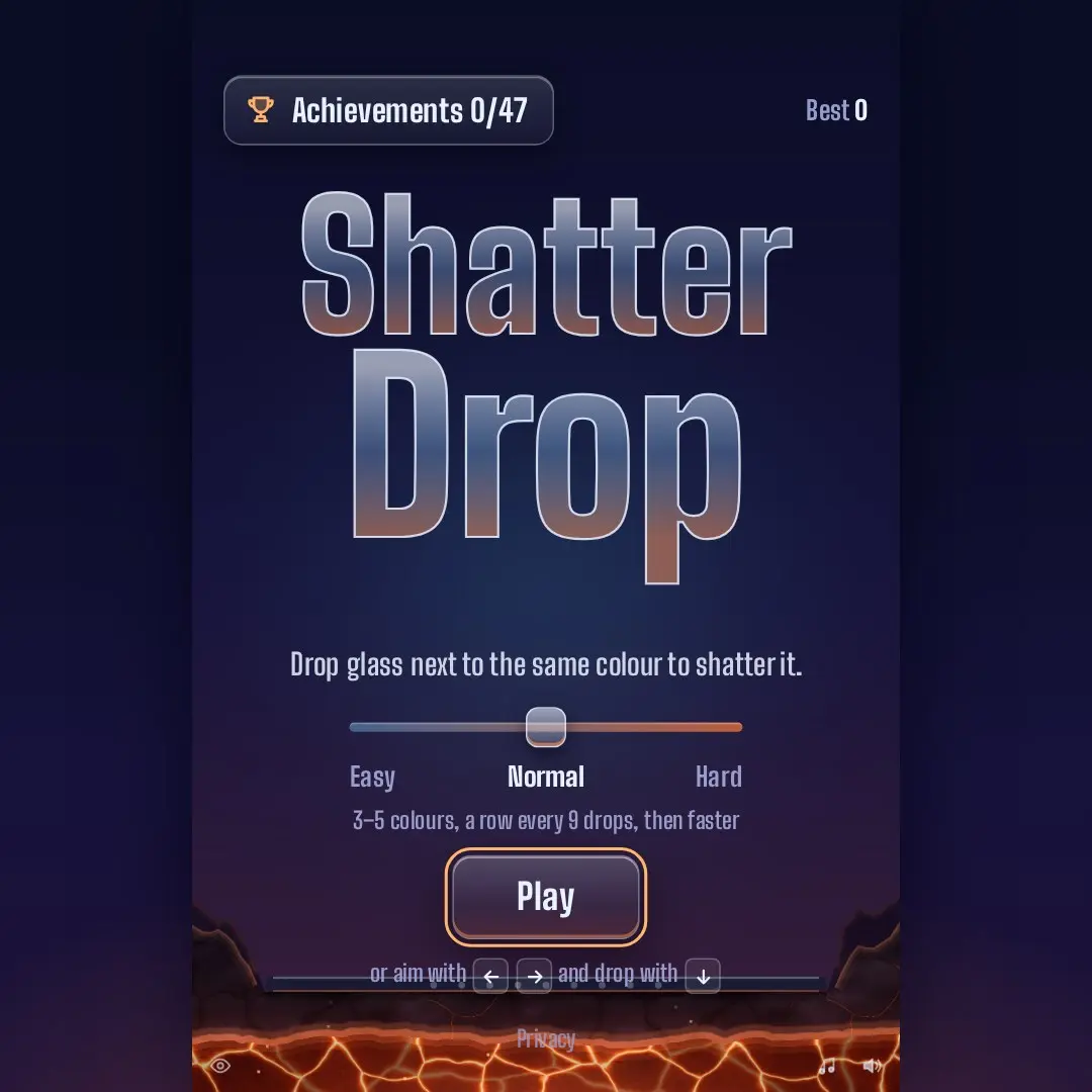 Shatter Drop Privacy Policy
