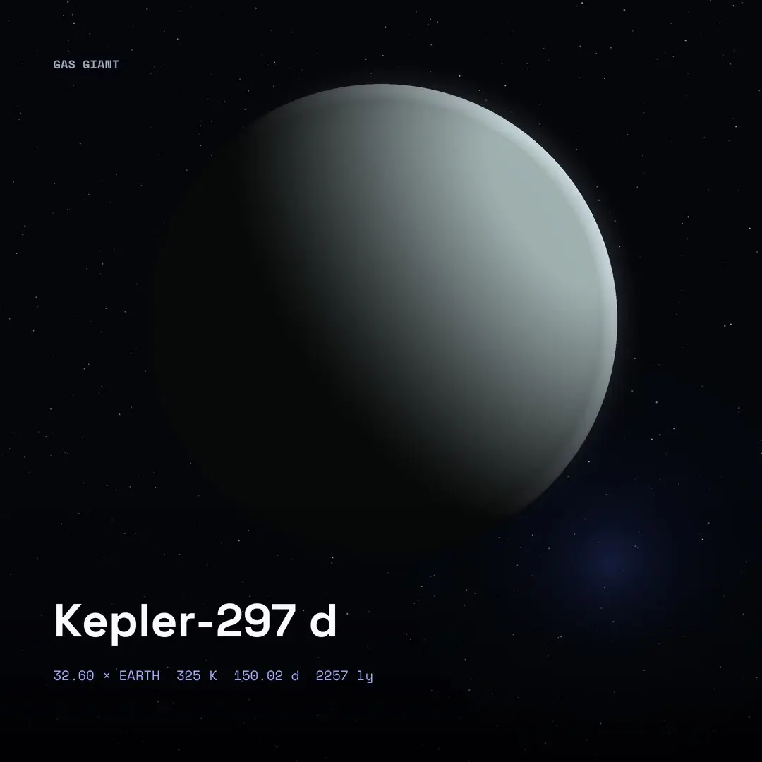 Kepler-297 d: 2.9 Times Jupiter