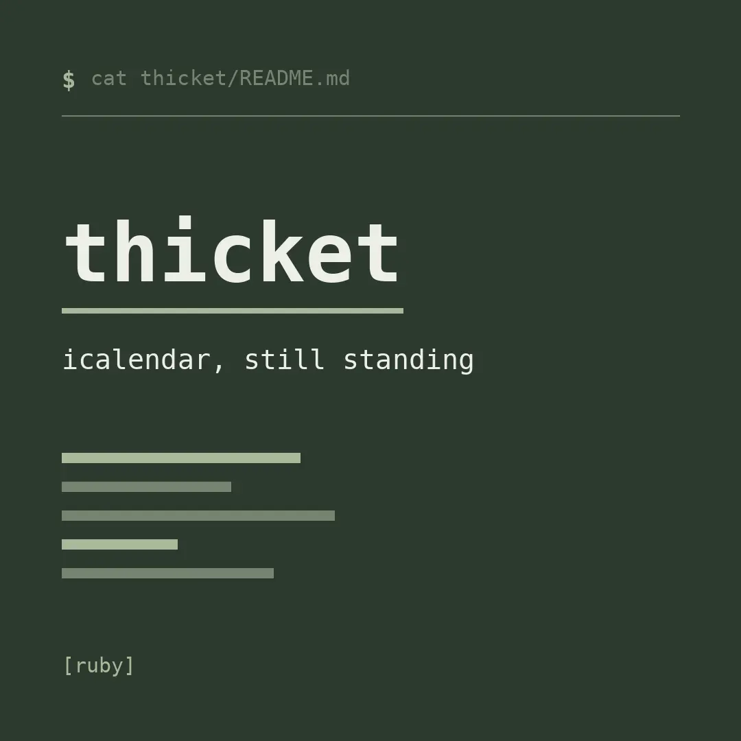 thicket