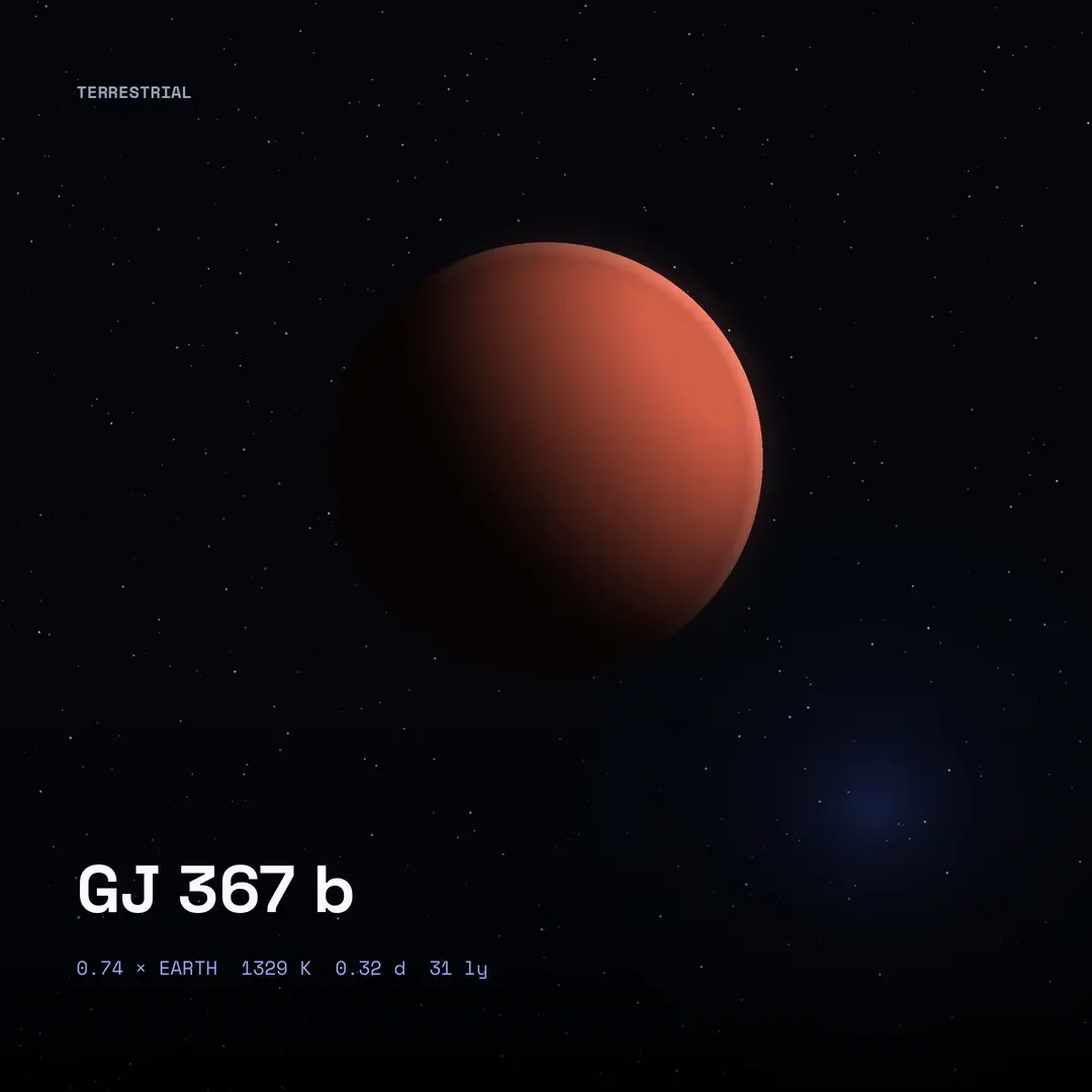 GJ 367 b: A Year In 7.7 Hours